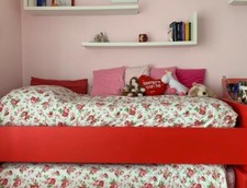 Letto singolo con letto estraibile + cassettiera abbinabile