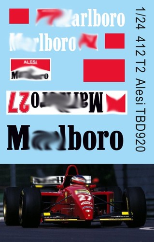 Decals per ferrari 412 t2 - per,