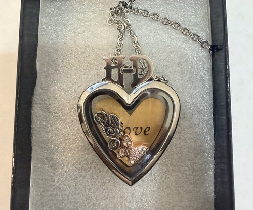 Medaglione vetro cuore