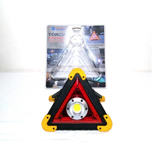 Triangolo emergenza torcia - triangolo, +