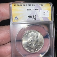 1960-D Franklin mezzo dollaro