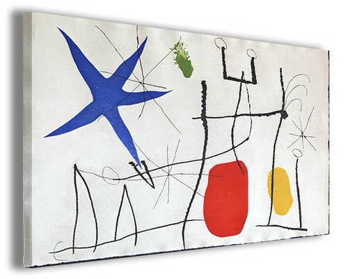 Quadri famosi joan mirò xiv - quadri,