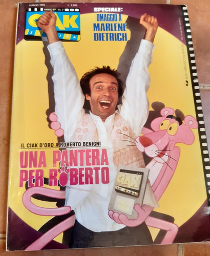 Ciak rivista 1992 benigni - ciak,