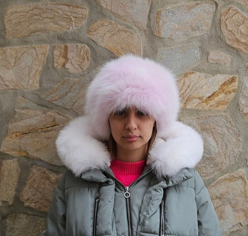 Cappello pelliccia rosa - cappello,