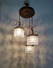 Lampadario antico in ottone