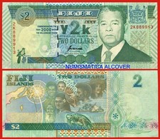 ISLAS FIJI FIDJI 2 Dolares