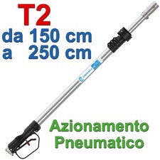 Asta Telescopica T2 in Alluminio CAMPAGNOLA Abbacchiatori Pneumatica 150-250cm