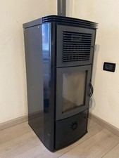 Stufa a pellet nera FENICE - 480x985x450 mm - CS THERMOS S.R.L. - 
