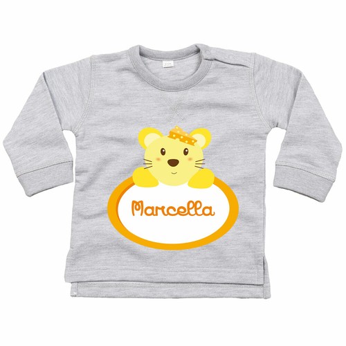 Felpa neonata personalizzata