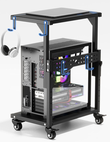 Supporto torre scrivania - supporto, pc