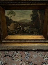 Olio Su Tela Londra XIX Secolo