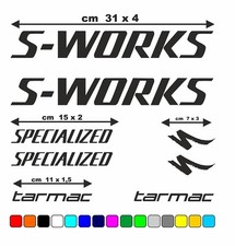 Kit adesivi vinile tuning per telaio bici strada mtb  S-WORKS-SPECIALIZED-TARMAC