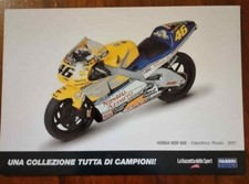  3226 CARTOLINA PUBBLICITARIA HONDA NSR 500 VALENTINO ROSSI - 2001