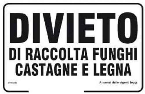 Cartello segnaletico divieto - cartello,