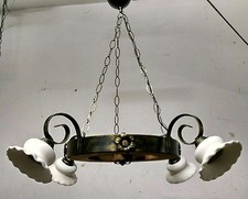 Lampadario rustico in ferro