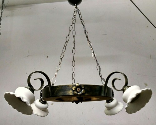 Lampadario rustico ferro - rustico,