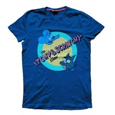 T-Shirt Simpsons The Itchy & Scratchy Show Grattachecca E Fichetto (Taglia M)