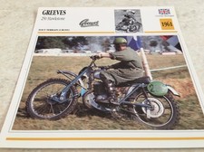 Moto Greeves 250 Hawkstone Cross 1961 Collezione Atlas Moto UK