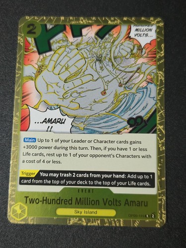 Two hundred million - two-hundred, volts