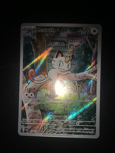 Carta pokemon 106 - pokemon, meowth