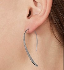 Orecchini a cerchio conici in
