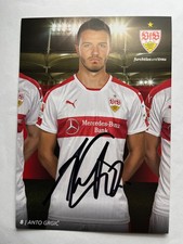 Autogramm ANTO GRGIC-VfB Stuttgart-U21 Schweiz-FC Sion-Zürich-Lugano-signed-AK