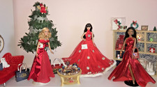 Barbie BASICS Black Label  3 Dolls in RED for Christmas 2025 MATTEL