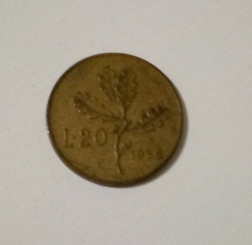 Moneta lire anno 1958 conio - lire,