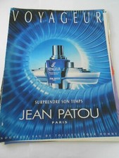 Publicité Advert 1995 Parfum  Voyageur Jean Patou pour Homme surprendre son temp