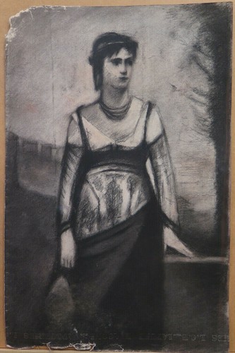 Disegno antico ritratto - disegno,