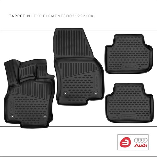 Tappetini gomma audi - audi, q3