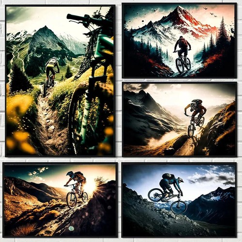 Poster sportivo mountain - , bike