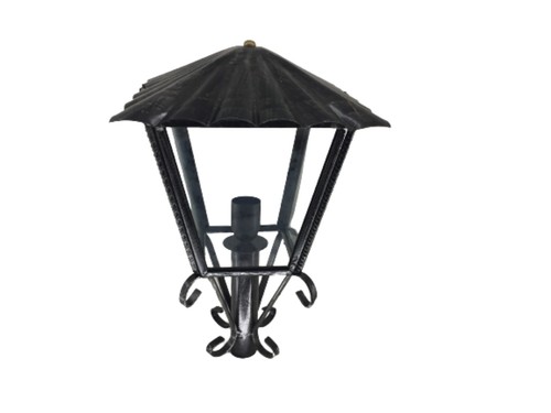Lanterna ferro vetro con - e,