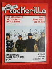 rivista ROCKERILLA 42/ 1984 U2 Jim Carroll Nico Aswad Tav Falco Deviants No cd