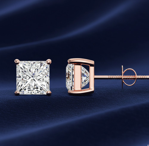 Orecchini donna oro rosa - orecchini,