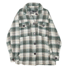 ZARA Donna Verde E Crema