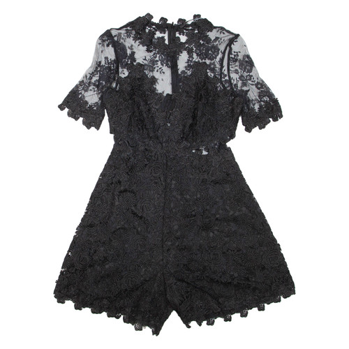 Guess tuta donna nera gamba - guess,