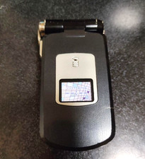 Docomo Panasonic P900iV Cloud Nero FOMA Flip Phone FF7 Avvento Bambini Giappone