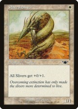 MTG PLATED SLIVER PLAYED -