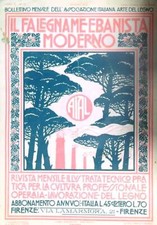 IL FALEGNAME EBANISTA MODERNO 12/ DICEMBRE 1925 AA.VV. ARS NOVA 1925  SPILLATO
