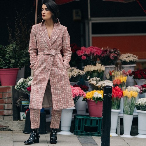 Trench cappotto tweed con - h&m,