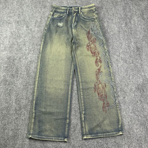 Jeans donna gamba larga taglia