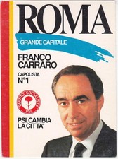 ROMA - FRANCO CARRARO - PARTITO SOCIALISTA ITALIANO -33371-