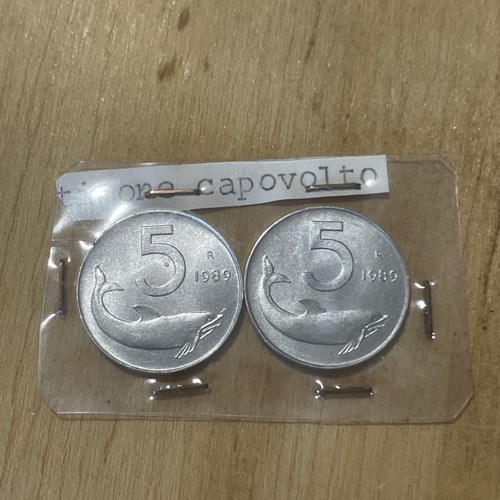 Lire 1989 rara variante - 5,