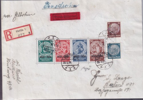 Germania reich 1934 foglietti - germania,
