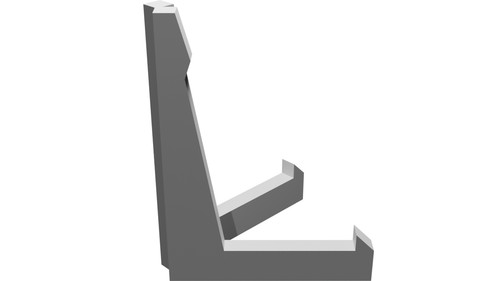 Supporto espositore piatti - supporto,