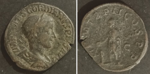 Gordiano iii sesterzio imp - iii,
