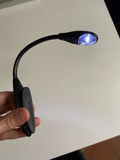 Lampada luce LED notturna per leggere Libri Libro - Flessibile, con clip