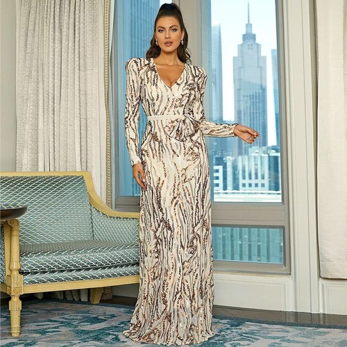 Vestito abito elegante lungo - abito,