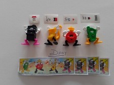 KINDER SET COMPL " STRUMENTI MUSICALI 1999 " K99 N 78/79/80/81 + 4 BPZ + 4 ADES.